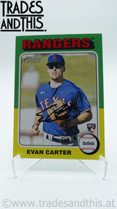 2024 Topps Heritage Evan Carter #170 RC