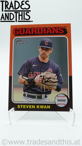 2024 Topps Heritage Steven Kwan #180