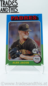 2024 Topps Heritage Alek Jacob #184 RC