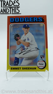 2024 Topps Heritage Emmet Sheehan #187 RC