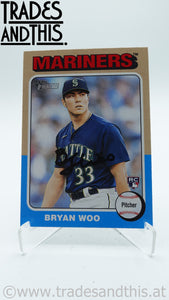 2024 Topps Heritage Bryan Woo #245 RC