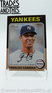 2024 Topps Heritage Oswaldo Cabrera #251