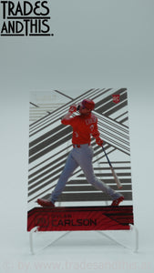 2021 Panini Chronicles Clear Vision Dylan Carlson #15 RC