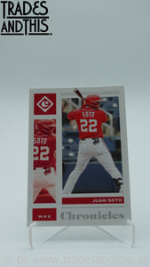 2021 Panini Chronicles Juan Soto #44