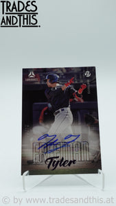 2021 Panini Chronicles Luminance Autographs Purple 13/25 Tyler Freeman #LA-TF RC