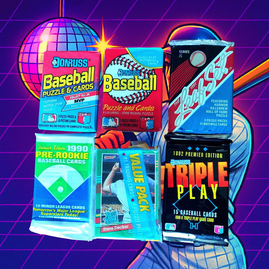 Let's celebrate the junk wax era-Break Vol. 2 // 33 Packs from 1988 to 1992