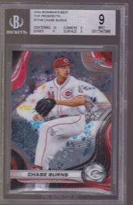 2024 Bowman's Best Tops Prospects Chase Burns #TP-28 BGS 9