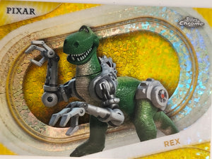2025 Topps Chrome Disney Yellow Mini-Diamonds Rex #92
