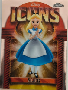 2025 Topps Chrome Disney Icons Alice #I-17