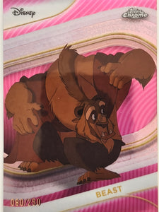 2025 Topps Chrome Disney Pink 090/250 Beast #126