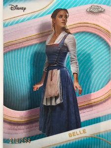 2025 Topps Chrome Disney Teal 210/299 Belle #129