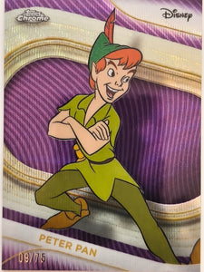 2025 Topps Chrome Disney Purple 09/75 Peter Pan #157