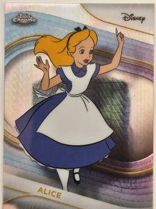 2025 Topps Chrome Disney Prism Refractor Alice #176