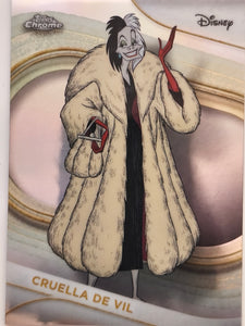 2025 Topps Chrome Disney Refractor Cruella De Vil #103