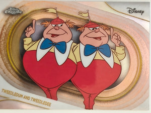 2025 Topps Chrome Disney Refractor Tweedledum and Tweedledee #179