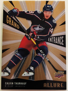 2020-21 Upper Deck Allure Grand Entrance Calvin Thurkauf #GE-7
