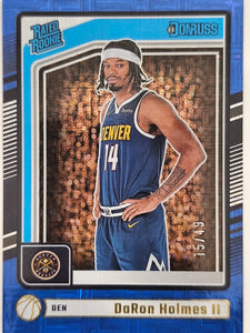 2024-25 Panini Donruss Choice Blue 15/49 DaRon Holmes II #213 RC