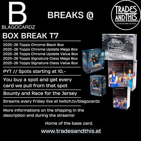 Blagocardz Break #T7: 2025-26 NBA Black + Chrome Update Mega & Value + Signature Class Mega + Hoops Value // PYT
