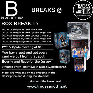 Blagocardz Break #T7: 2025-26 NBA Black + Chrome Update Mega & Value + Signature Class Mega + Hoops Value // PYT