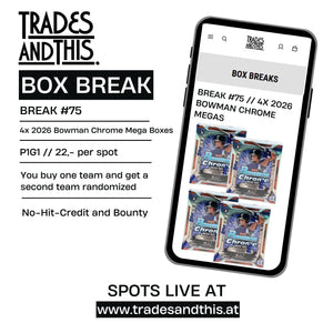 Break 75: 4x 2026 Bowman Chrome Mega Boxes // P1G1