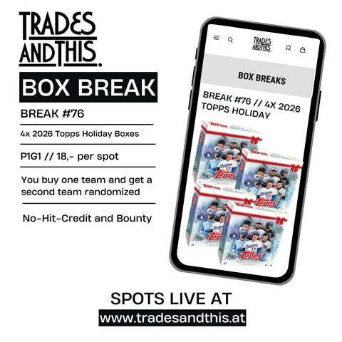 Break #76: 4x 2026 Topps Holiday Mega Boxes // P1G1