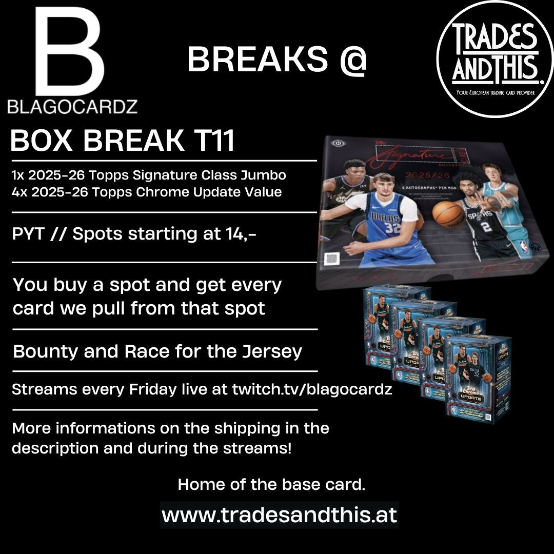 Blagocardz Breaks T11: 2025-26 Signature Class Jumbo Break // PYT