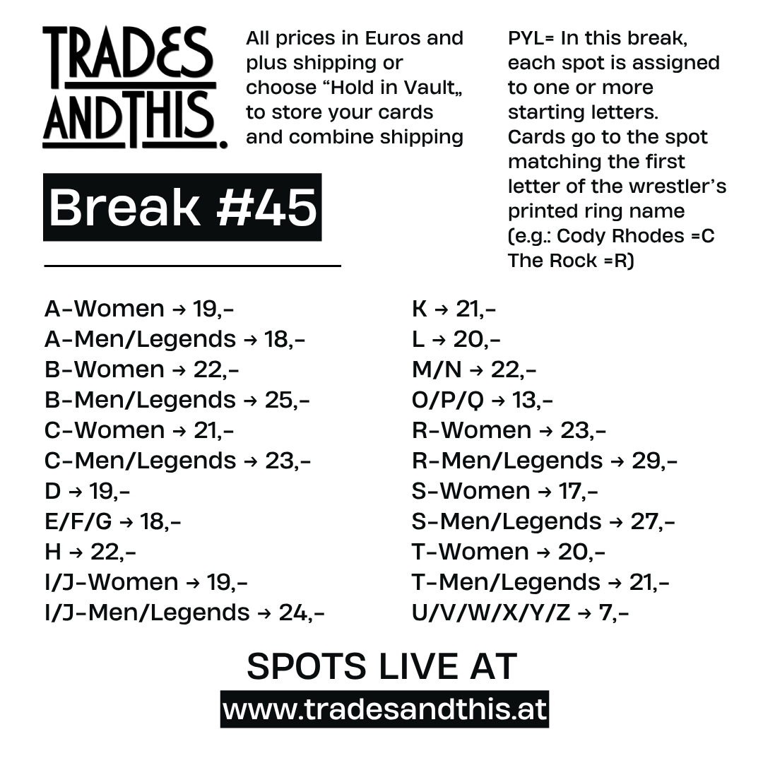 Break #45: WWE Premiere Break // PYL