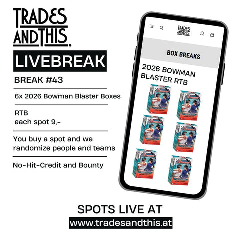 Break #43: 6x 2026 Bowman Blaster Boxes // RTB