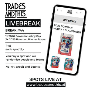 Break #44: 1x 2026 Bowman Hobby + 2x 2026 Bowman Blaster // RTB