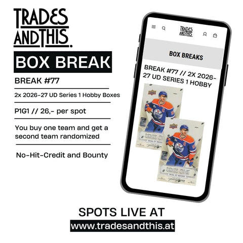 Break #77: 2x 2026-27 UD Series 1 Hobby Boxes // P1G1