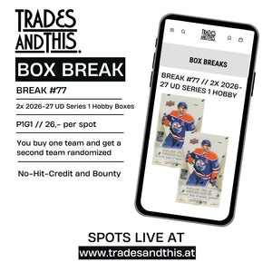 Break #77: 2x 2026-27 UD Series 1 Hobby Boxes // P1G1