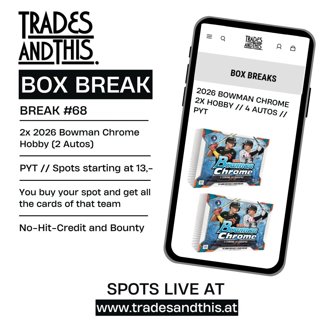 Break #68: 2x 2026 Bowman Chrome Hobby Boxes // PYT