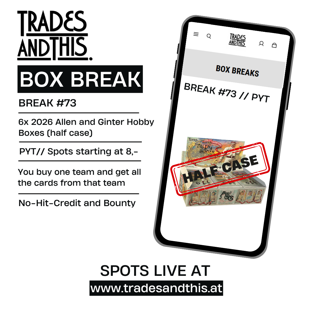 Break #73: Half Case of 2026 Topps Allen and Ginter Hobby Boxes // PYT
