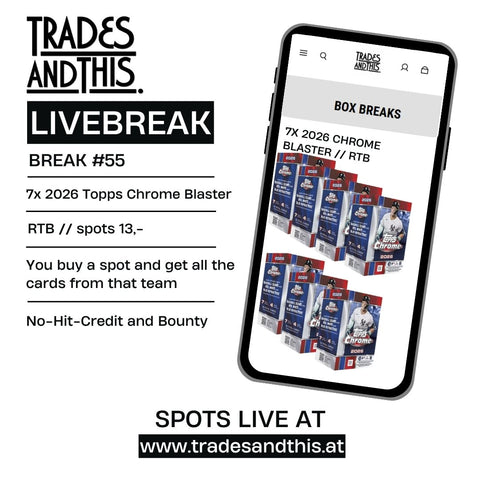 Break #55: 7x 2026 Topps Chrome Blaster Boxes // RTB