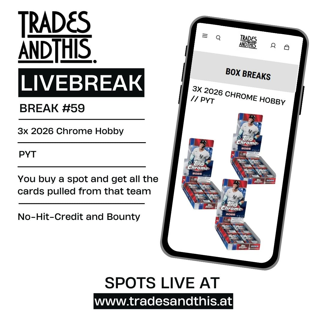 Break #59: 3x 2026 Topps Chrome Hobby Boxes