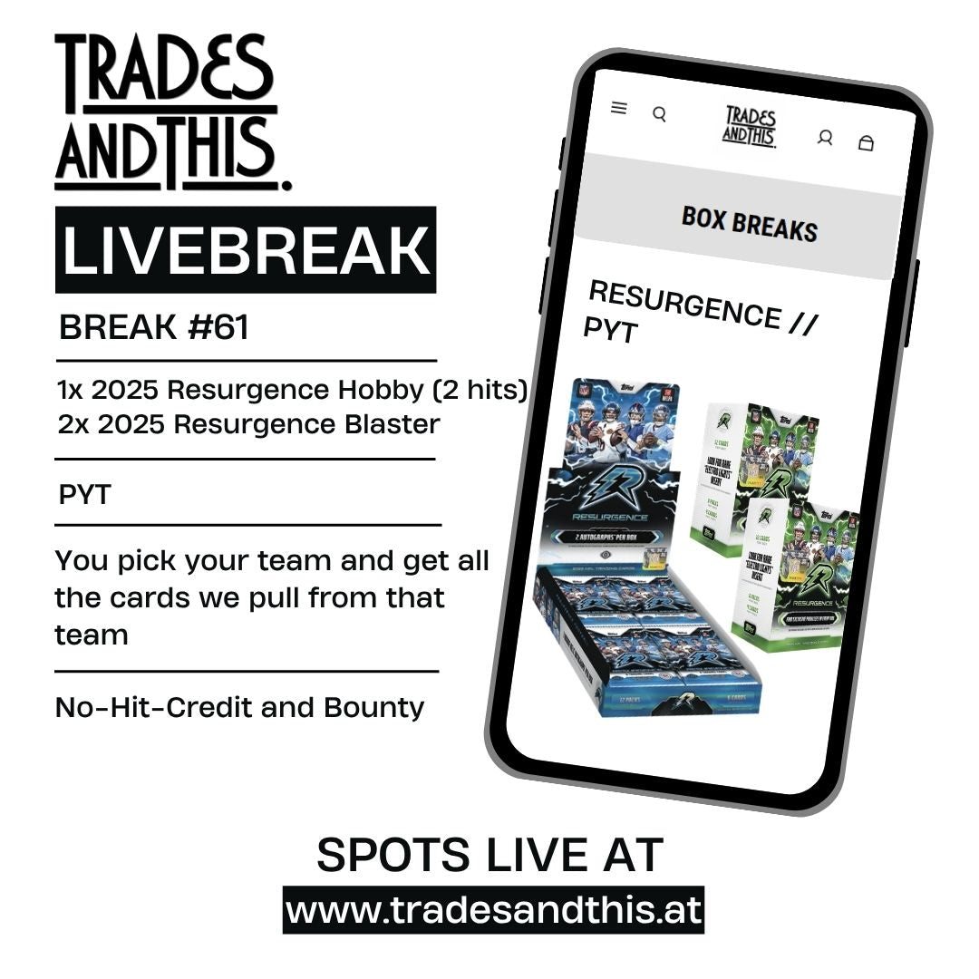 Break #61: 1x 2025 Topps Resurgence Hobby + 2x 2025 Resurgence Blaster