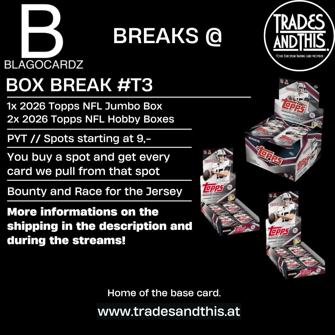 Blagocardz Break #T3: 2026 NFL Flagship Jumbo + 2x Hobby // PYT