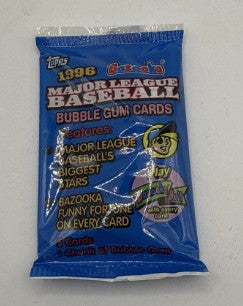 1996 Topps Bazooka Baseball Pack (5 cards)