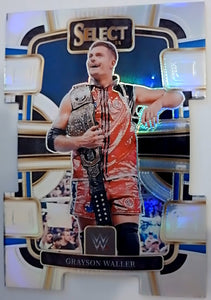 2024 Panini Select WWE Silver Prizm Die-Cut Grayson Waller #44
