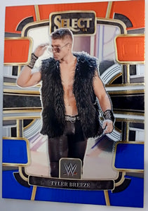2024 Panini Select WWE Red & Blue Prizm Tyler Breeze #95
