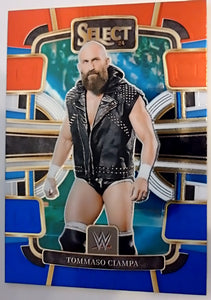 2024 Panini Select WWE Red & Blue Prizm Tommaso Clampa #46