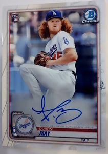 2020 Bowman Chrome Rookie Autographs Dustin May #CRA-DM