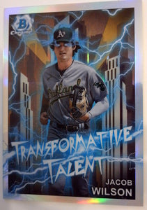 2023 Bowman Draft Transformative Talent Refractor 088/250 Jacob Wilson #TT-17