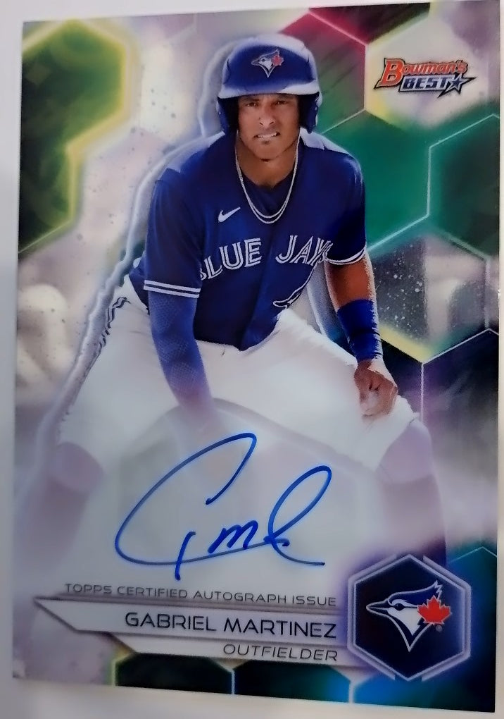 2023 Bowman's Best Best of 2023 Autographs Gabriel Martinez #B23-GM