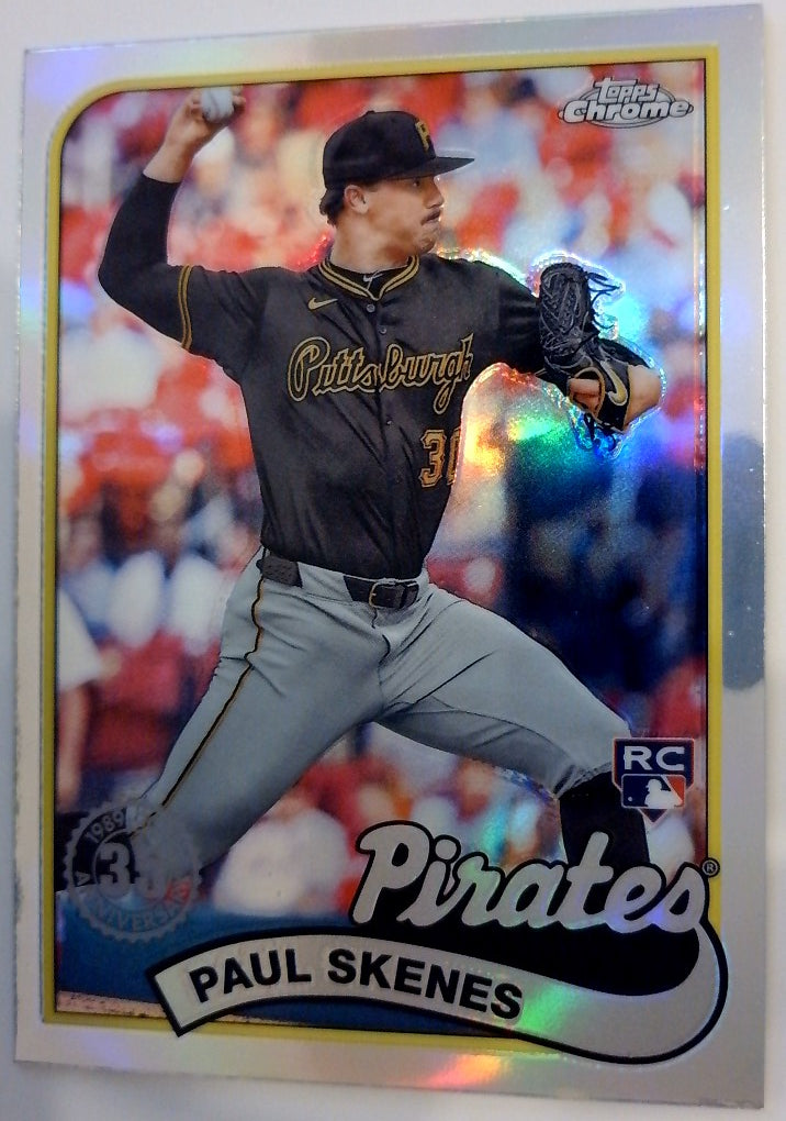 2024 Topps Chrome Update Series 1989 Topps Baseball Paul Skenes #89CU-1