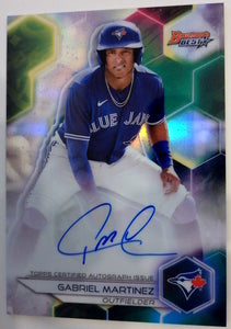 2023 Bowman's Best Best of 2023 Autographs Refractor Gabriel Martinez #B23-GM