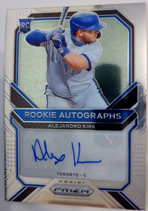 2021 Panini Prizm Rookie Autographs Alejandro Kirk #RA-AJK