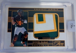 2023 Panini Three and Two Jumbo Swatches Bases Loaded 3/3 Daniel Susac #PJ-DS