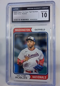 2023 Topps Heritage High Number Victor Robles #562 CGC 10