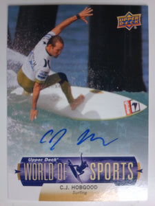 2011 Upper Deck World of Sports Autograph Card C.J. Hobgood #289